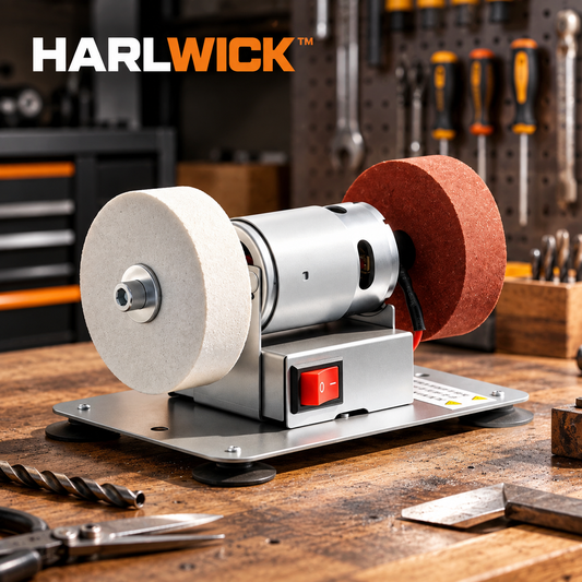 Harlwick™ 12-Speed Portable Benchtop Sander & Grinder
