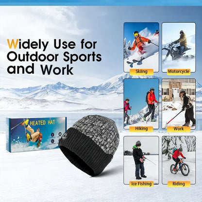 Harlwick™ Rechargeable 360° Heated Skull Hat
