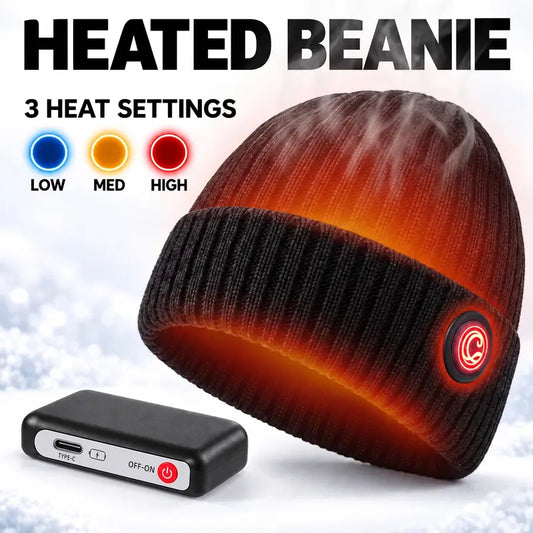 Harlwick™ Rechargeable 360° Heated Skull Hat