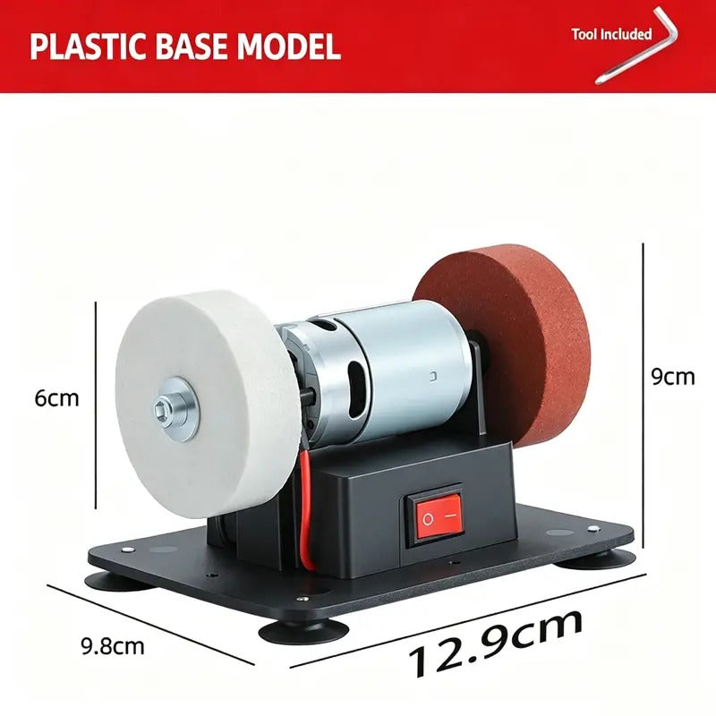 Harlwick™ 12-Speed Portable Benchtop Sander & Grinder