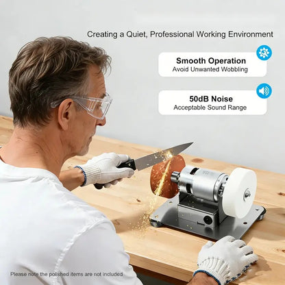Harlwick™ 12-Speed Portable Benchtop Sander & Grinder
