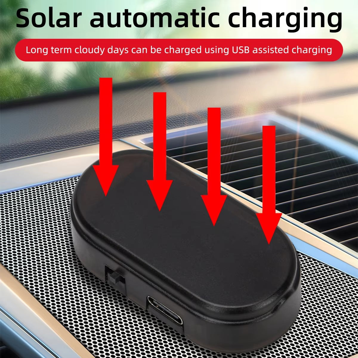 Harlwick™ Set Solar Powered Fake Car Security Light