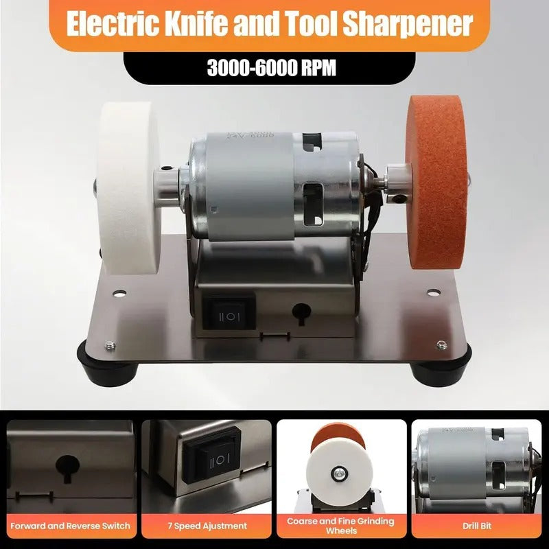 Harlwick™ 12-Speed Portable Benchtop Sander & Grinder