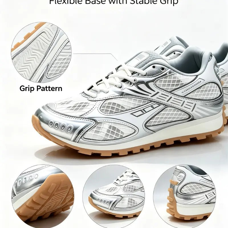 Harlwick™ Unisex Breathable Retro Mesh Sports Sneakers