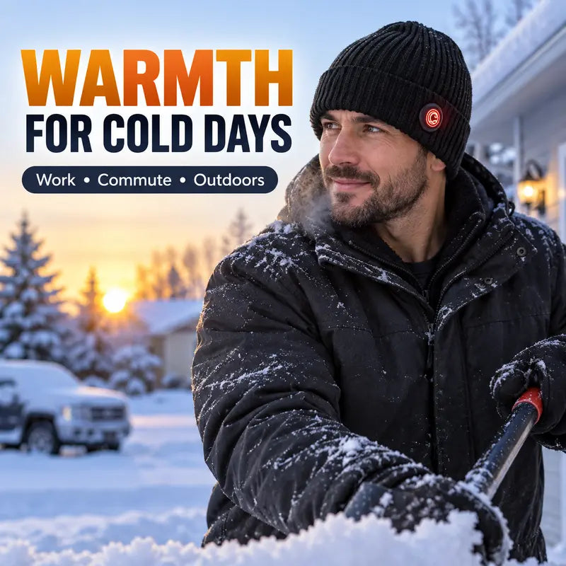 Harlwick™ Rechargeable 360° Heated Skull Hat