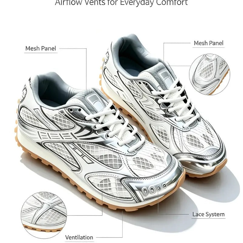 Harlwick™ Unisex Breathable Retro Mesh Sports Sneakers