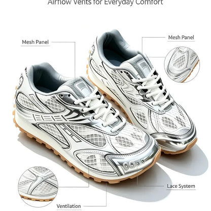 Harlwick™ Unisex Breathable Retro Mesh Sports Sneakers