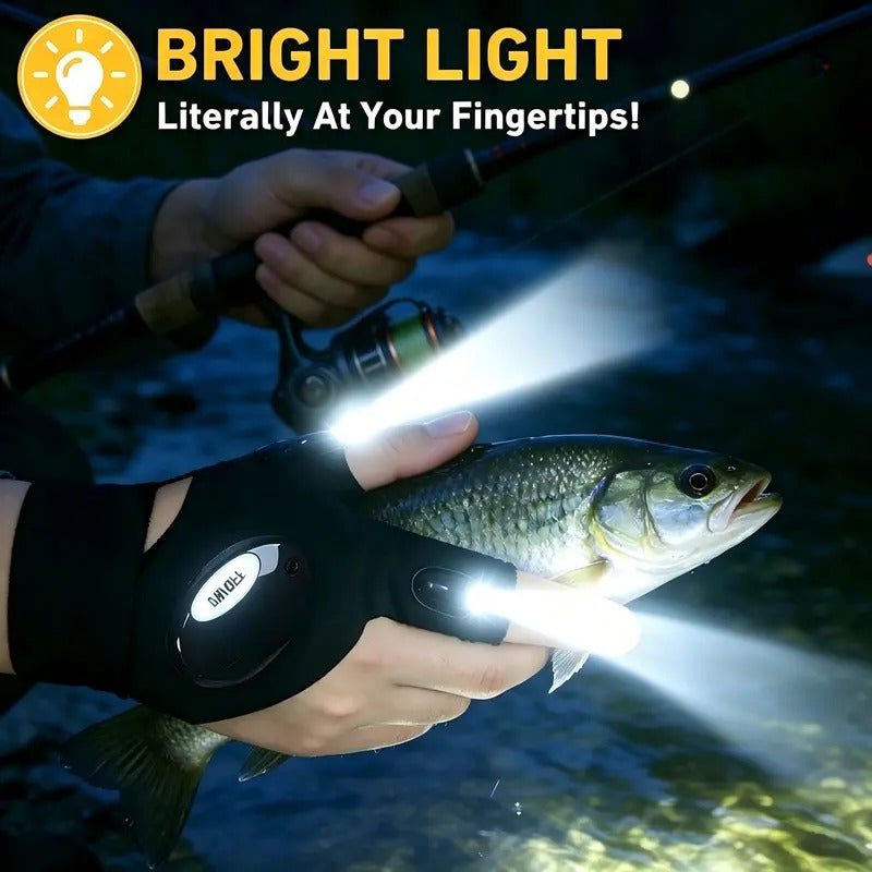 Harlwick™ LED Finger Flashlight Gloves