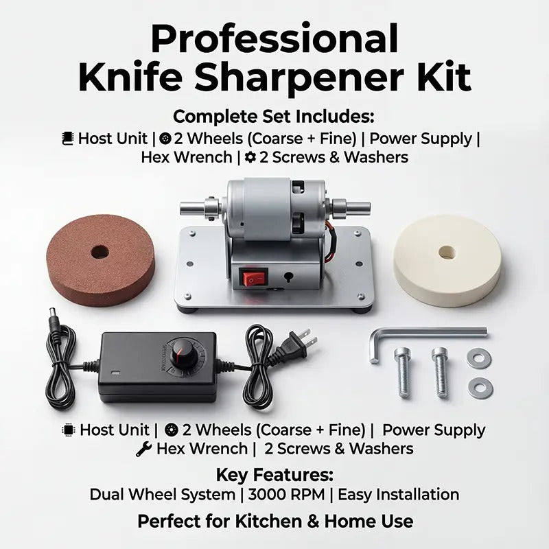 Harlwick™ 12-Speed Portable Benchtop Sander & Grinder