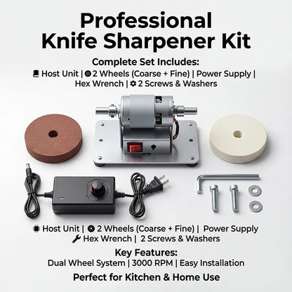 Harlwick™ 12-Speed Portable Benchtop Sander & Grinder