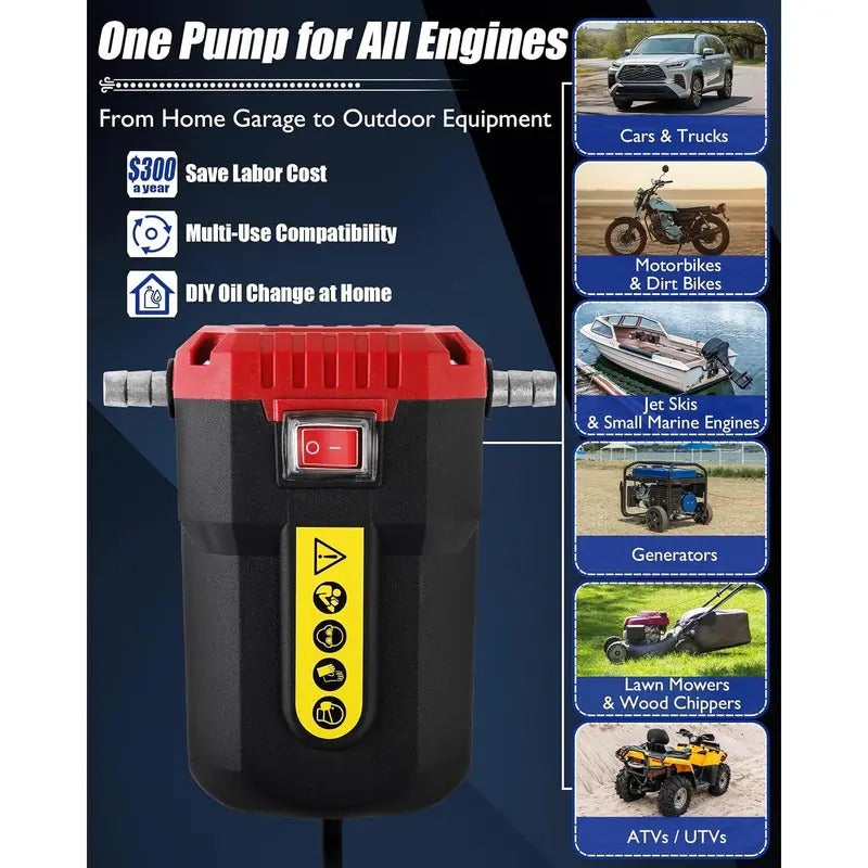 Harlwick™ 12V 80W Diesel Scavenge & Fluid Transfer Pump
