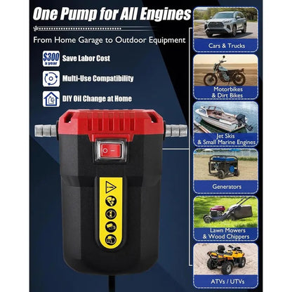 Harlwick™ 12V 80W Diesel Scavenge & Fluid Transfer Pump