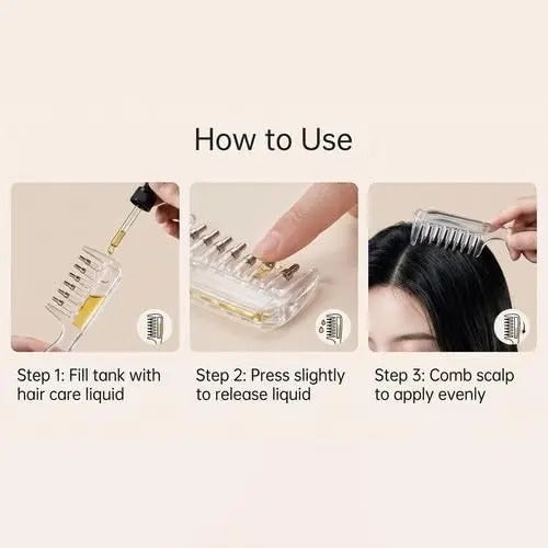 Harlwick™ Scalp Liquid Applicator Comb
