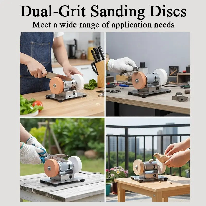 Harlwick™ 12-Speed Portable Benchtop Sander & Grinder